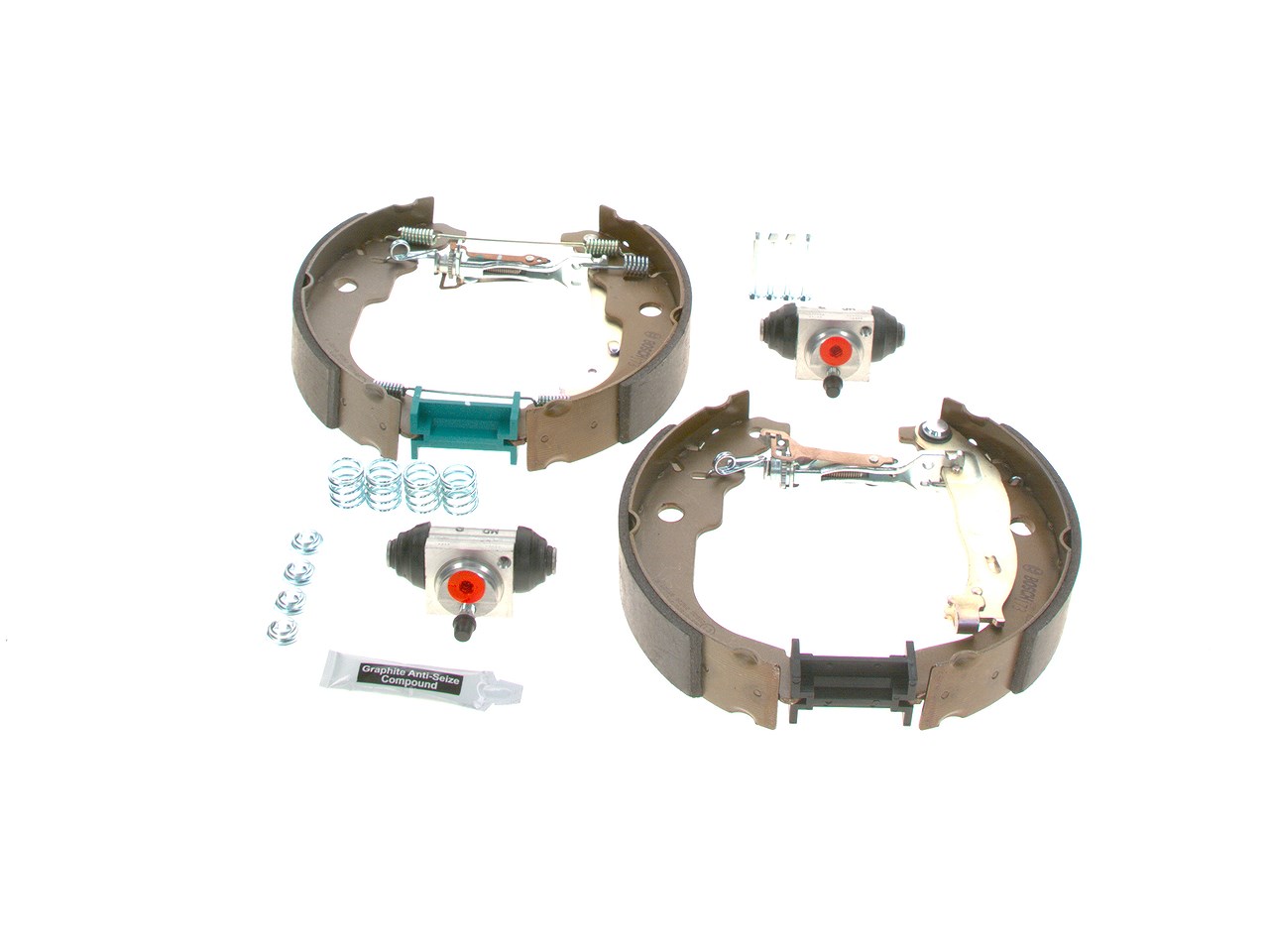 Bosch Bremsbackensatz [Hersteller-Nr. 0204114193] für Citroën, Peugeot, Ds