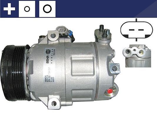 Mahle Kompressor, Klimaanlage [Hersteller-Nr. ACP62000S] für Opel, Vauxhall