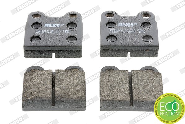 Ferodo Bremsbelagsatz, Scheibenbremse [Hersteller-Nr. FDB3M] für Nissan, Opel, Daf, Porsche, Saab, Glas, Talbot, Auto Union, BMW, Nsu, Volvo, Alfa Rom