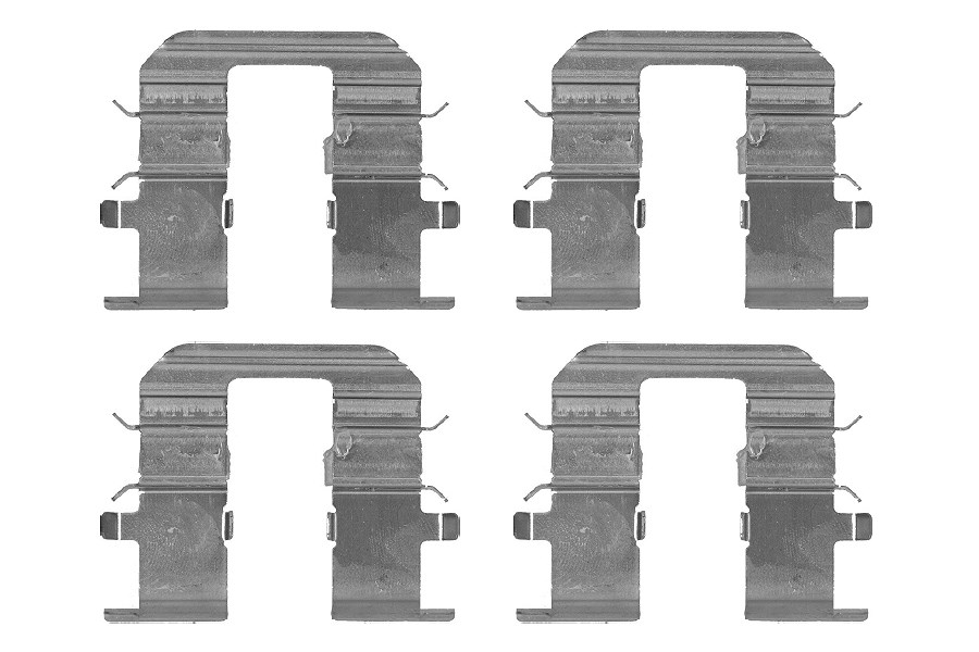 Bosch Zubehörsatz, Scheibenbremsbelag [Hersteller-Nr. 1987474467] für Kia, Nissan, Hyundai