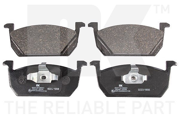 Nk Bremsbeläge vorne (Satz) [Hersteller-Nr. 2247150] für Seat, VW, Audi, Skoda