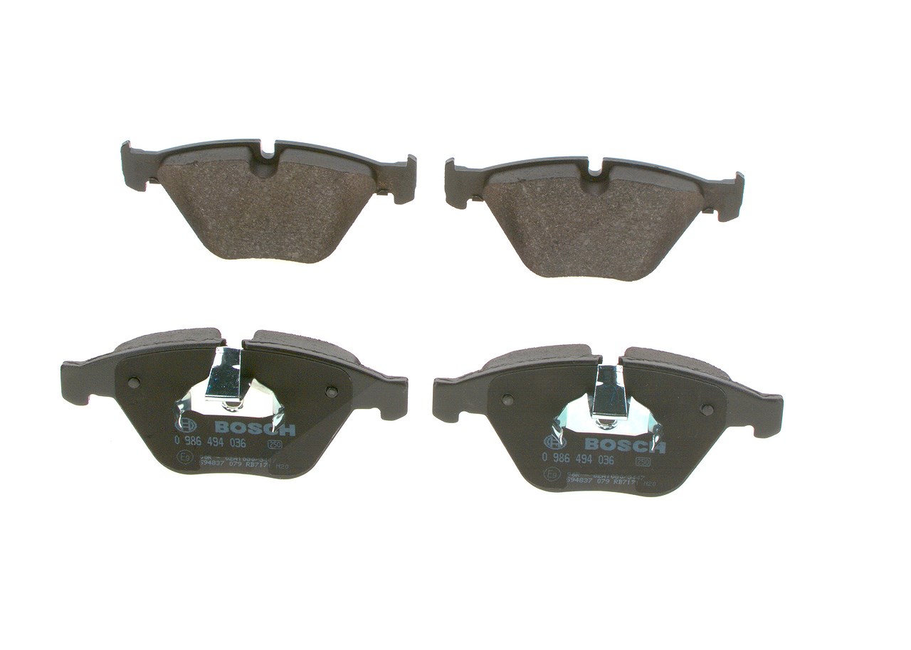 Bosch Bremsbelagsatz, Scheibenbremse [Hersteller-Nr. 0986494036] für BMW
