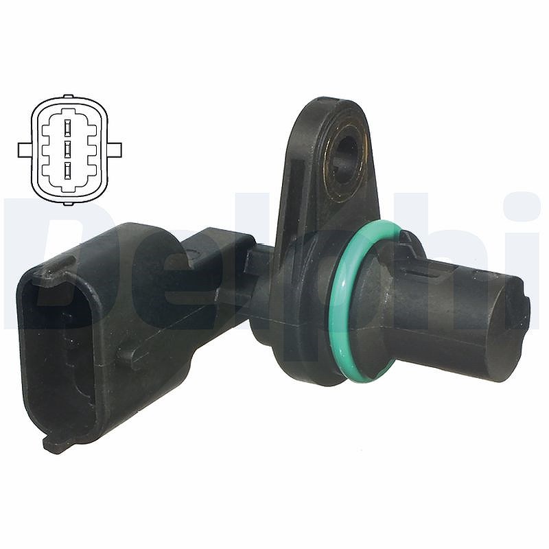 Delphi Sensor, Nockenwellenposition [Hersteller-Nr. SS11008] für Fiat, Opel, Vauxhall, Alfa Romeo