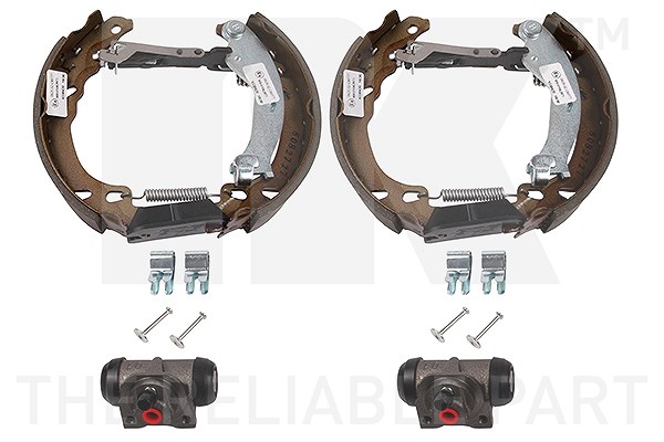 Nk Bremsensatz, Trommelbremse [Hersteller-Nr. 442372701] für Fiat, Ford