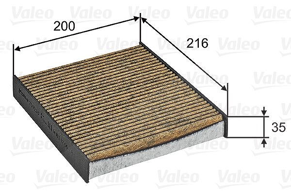 Valeo Filter, Innenraumluft [Hersteller-Nr. 701026] für Renault, Dacia