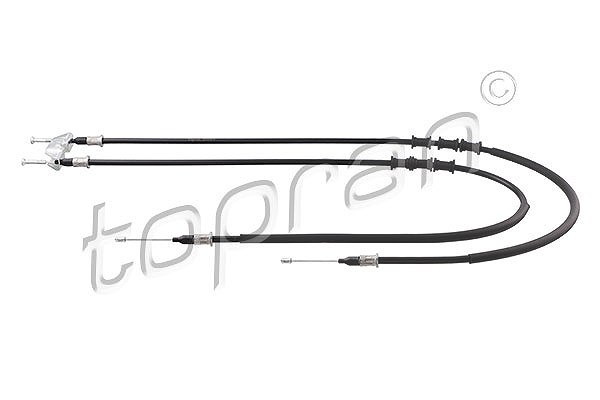 Topran Seilzug, Feststellbremse [Hersteller-Nr. 205503] für Vauxhall, Opel