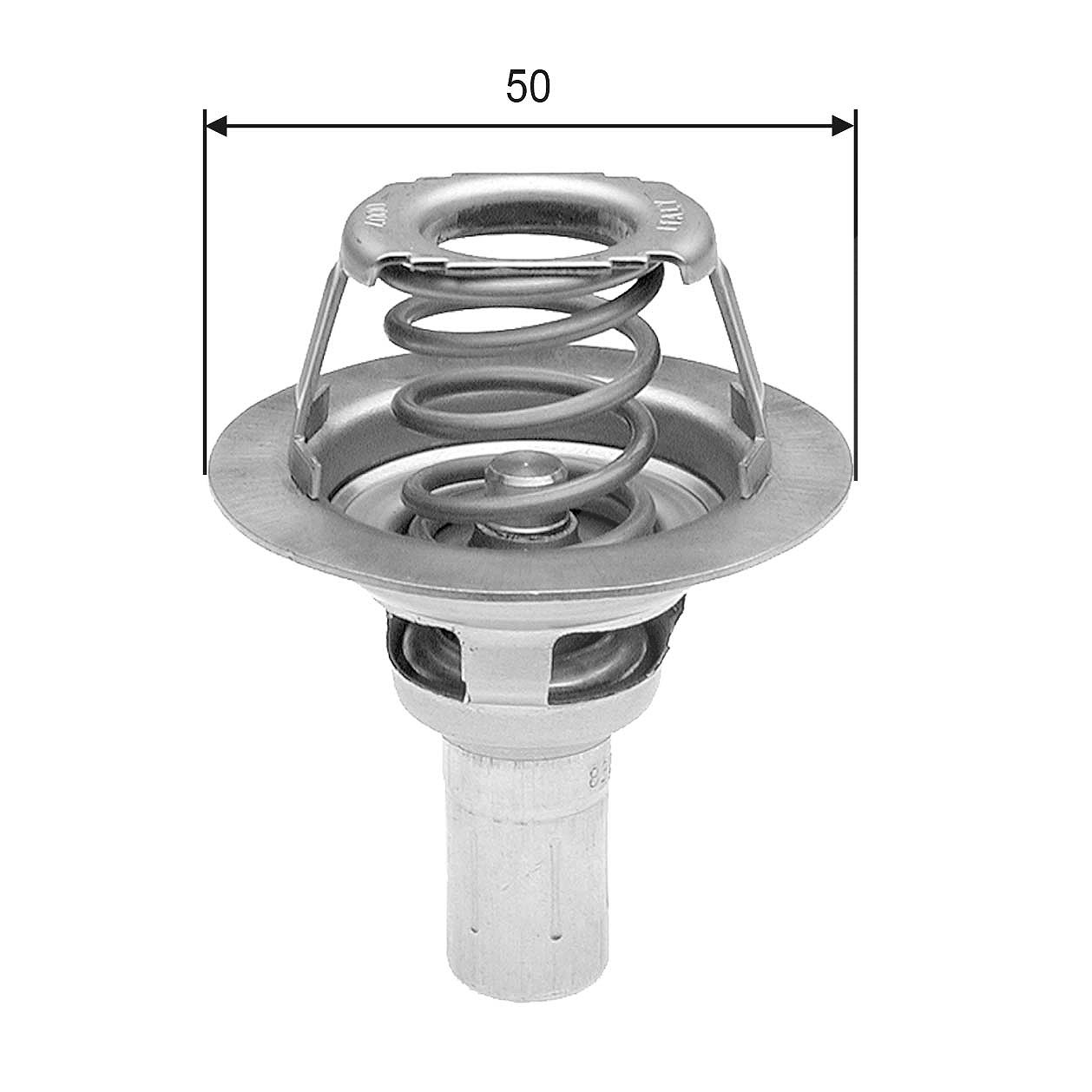 Gates Thermostat, Kühlmittel [Hersteller-Nr. TH23491G1] für Renault