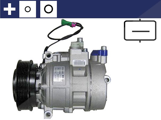 Mahle Kompressor, Klimaanlage [Hersteller-Nr. ACP1073000S] für Skoda, Porsche, Audi, VW