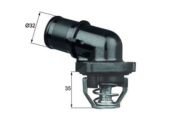 Mahle Thermostat, Kühlmittel [Hersteller-Nr. TI18189] für Peugeot, Citroën