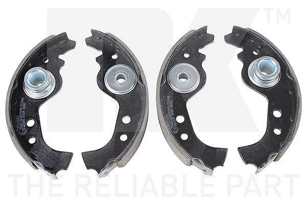 Nk Bremsbackensatz für Trommelbremse [Hersteller-Nr. 2723383] für Lancia, Autobianchi, Innocenti, Fso, Abarth, Fiat, Zastava, Seat