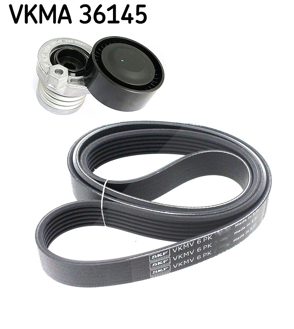 Skf Keilrippenriemensatz [Hersteller-Nr. VKMA36145] für Renault, Nissan, Dacia, Mercedes-Benz, Infiniti