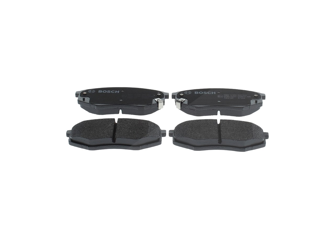 Bosch Bremsbeläge vorne (Satz) [Hersteller-Nr. 0986494692] für Hyundai, Toyota, Kia
