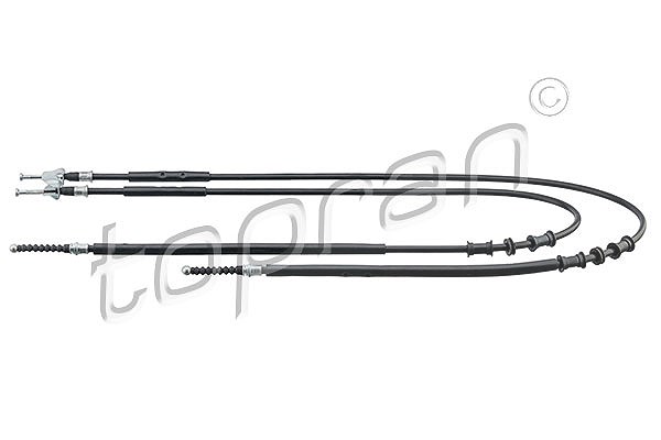 Topran Seilzug, Feststellbremse [Hersteller-Nr. 207383] für Opel, Vauxhall