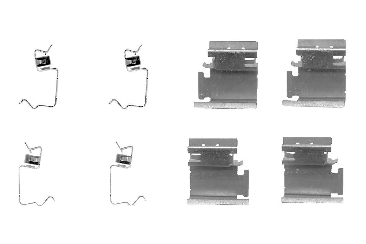 Bosch Zubehörsatz, Scheibenbremsbelag [Hersteller-Nr. 1987474311] für Vauxhall, Opel, Toyota, Citroën, Renault, Ford, Fiat, Mitsubishi, VW, Alfa Romeo