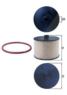 Mahle Kraftstofffilter [Hersteller-Nr. KX201D] für Toyota, Fiat, Volvo, Ford, Peugeot, Lancia, Citroën