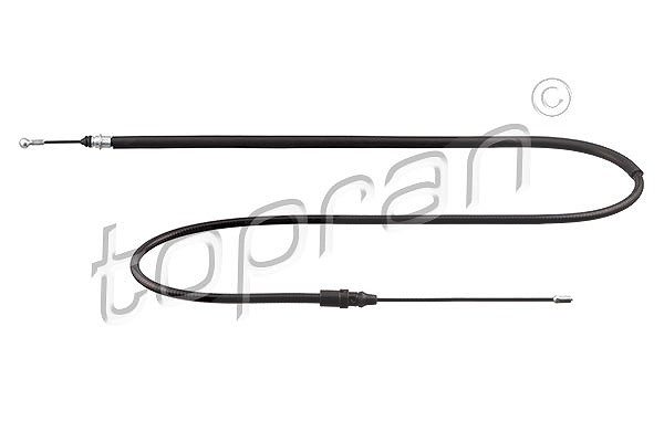Topran Seilzug, Feststellbremse [Hersteller-Nr. 207369] für Opel, Renault, Nissan, Vauxhall