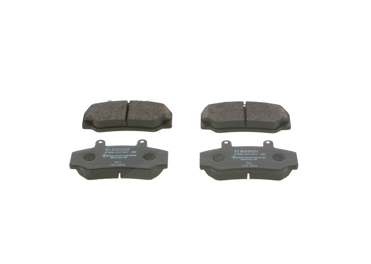 Bosch Bremsbelagsatz, Scheibenbremse [Hersteller-Nr. 0986460961] für Volvo
