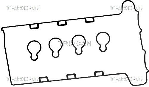 Triscan Dichtungssatz, Zylinderkopfhaube [Hersteller-Nr. 515-5093] für Opel, Chevrolet, Vauxhall