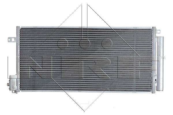 Nrf Kondensator 622x312x16 mit Trockner [Hersteller-Nr. 35750] für Fiat, Abarth, Vauxhall, Lancia, Opel, Chrysler, Alfa Romeo