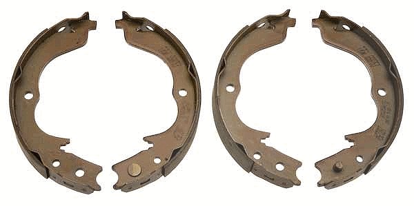Trw Bremsbackensatz, Feststellbremse [Hersteller-Nr. GS8753] für Citroën, Subaru, Peugeot, Mitsubishi