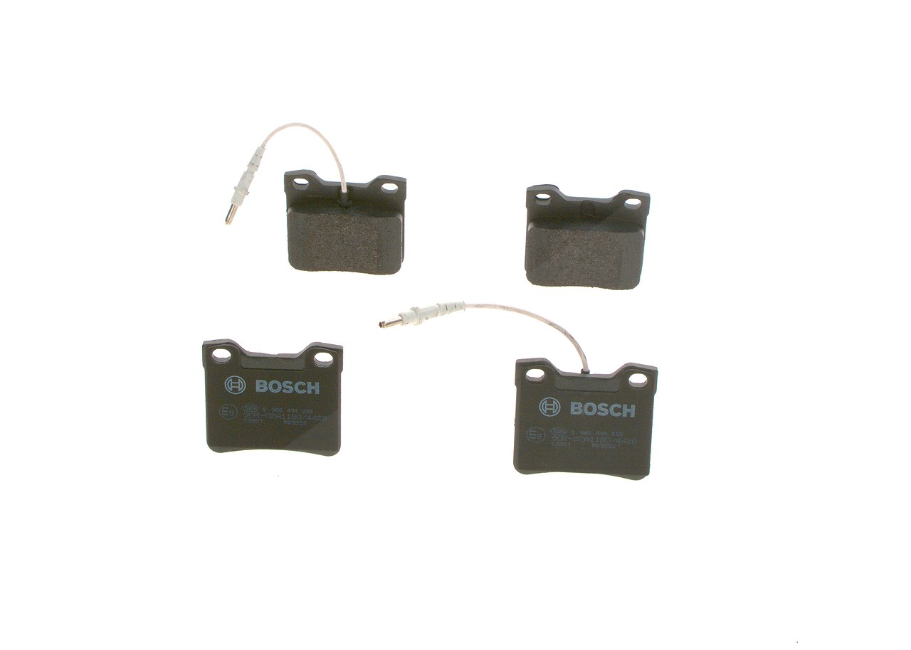 Bosch Bremsbelagsatz, Scheibenbremse [Hersteller-Nr. 0986494055] für Peugeot