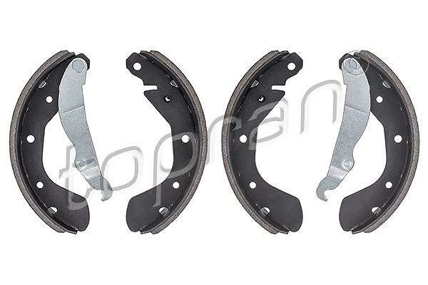 Topran Bremsbackensatz Trommelbremse Hinterachse [Hersteller-Nr. 206325] für Vauxhall, Opel
