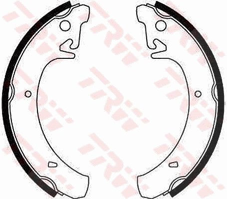 Trw Bremsbackensatz Hinterachse [Hersteller-Nr. GS8210] für Moskvich, Lada