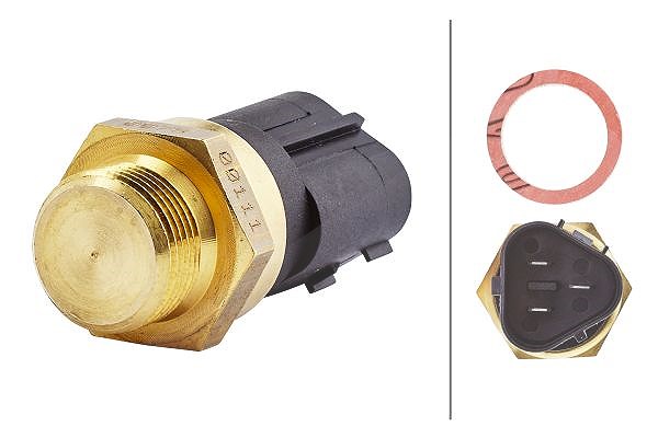 Hella Temperaturschalter, Kühlerlüfter [Hersteller-Nr. 6ZT007800-111] für Audi, Seat, Skoda, VW