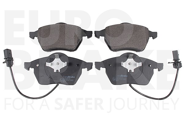 Eurobrake Bremsbeläge mit VWK vorne (Satz) [Hersteller-Nr. 5502224742] für Audi, VW, Seat, Skoda