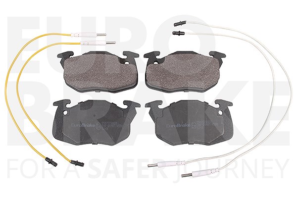 Eurobrake Bremsbelagsatz Vorderachse [Hersteller-Nr. 5502223920] für Citroën, Peugeot, Renault