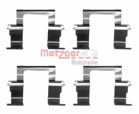 Metzger Autoteile Zubehörsatz, Scheibenbremsbelag [Hersteller-Nr. 109-1274] für Opel, Isuzu, Vauxhall