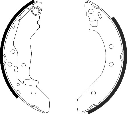 Hella Bremsbackensatz [Hersteller-Nr. 8DB355001-321] für Honda, Mg, Rover