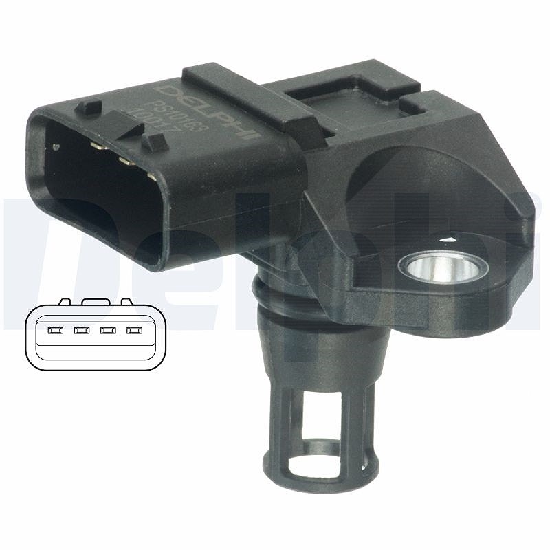 Delphi Sensor, Saugrohrdruck [Hersteller-Nr. PS10163] für Vauxhall, Opel