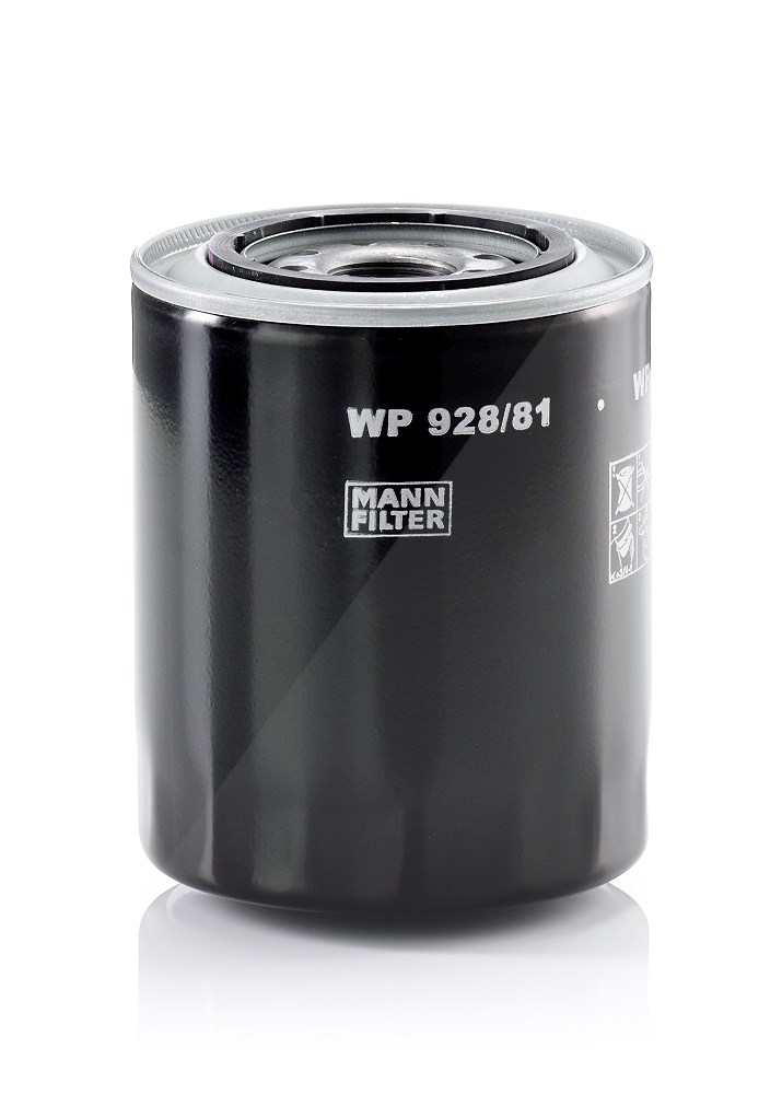 Mann-filter Ölfilter [Hersteller-Nr. WP928/81] für Ford Asia & Oceania, Mitsubishi, Kia, Hyundai, Mazda, Proton