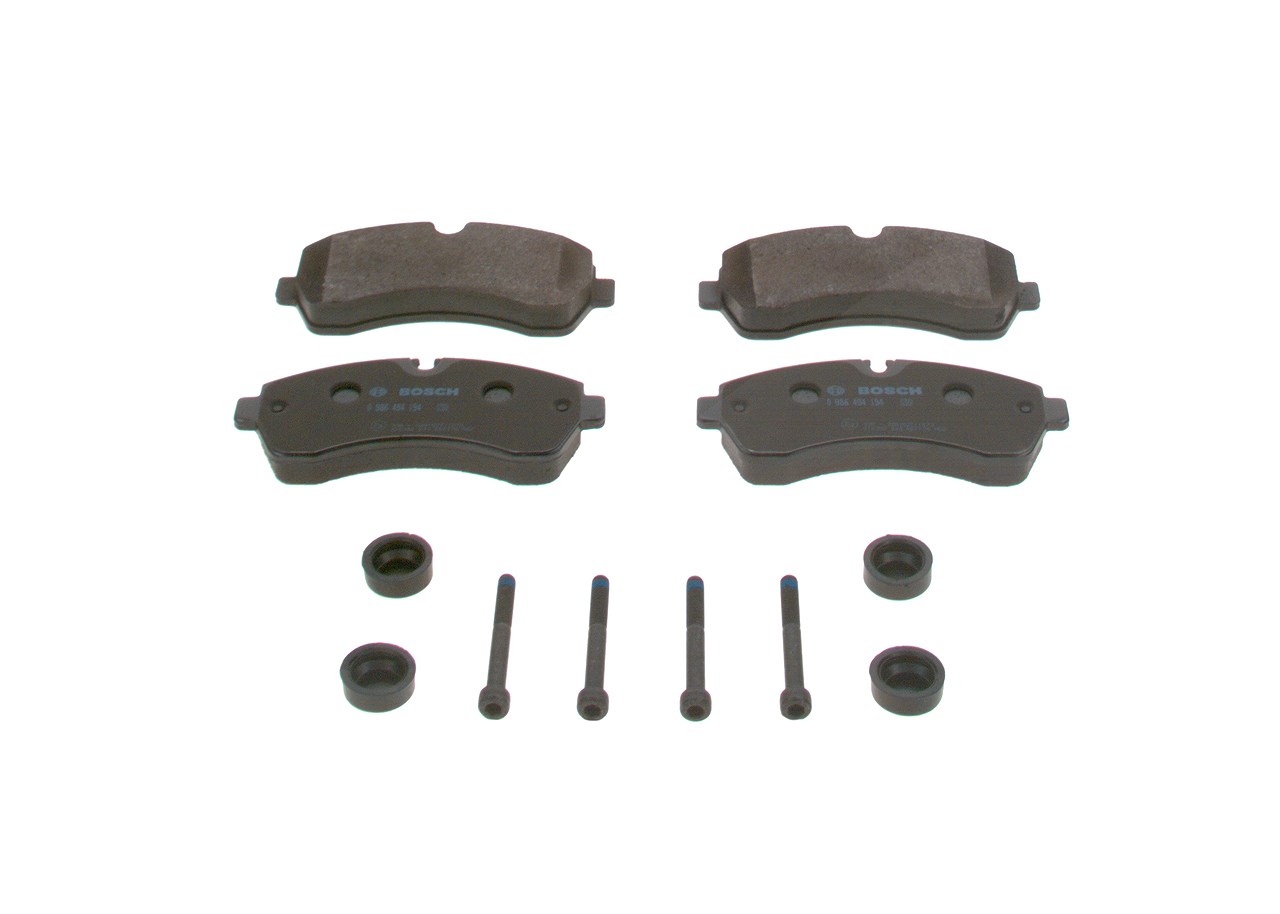 Bosch Bremsbelagsatz Vorderachse [Hersteller-Nr. 0986494194] für Mercedes-Benz, VW