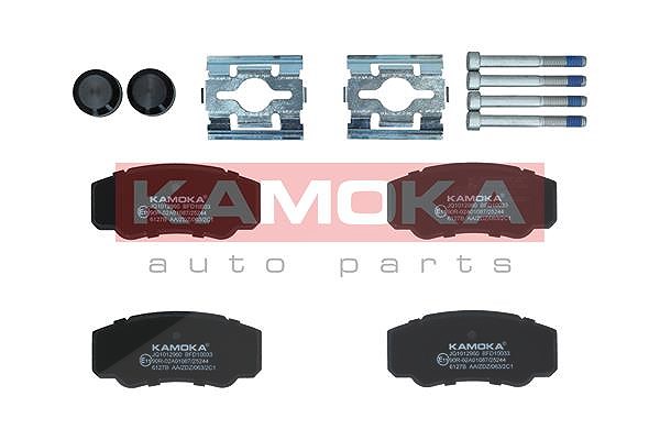 Kamoka Bremsbelagsatz, Scheibenbremse [Hersteller-Nr. JQ1012960] für Peugeot, Citroën, Fiat