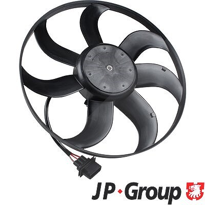 Jp Group Elektromotor, Kühlerlüfter [Hersteller-Nr. 1199103500] für Seat, VW, Skoda