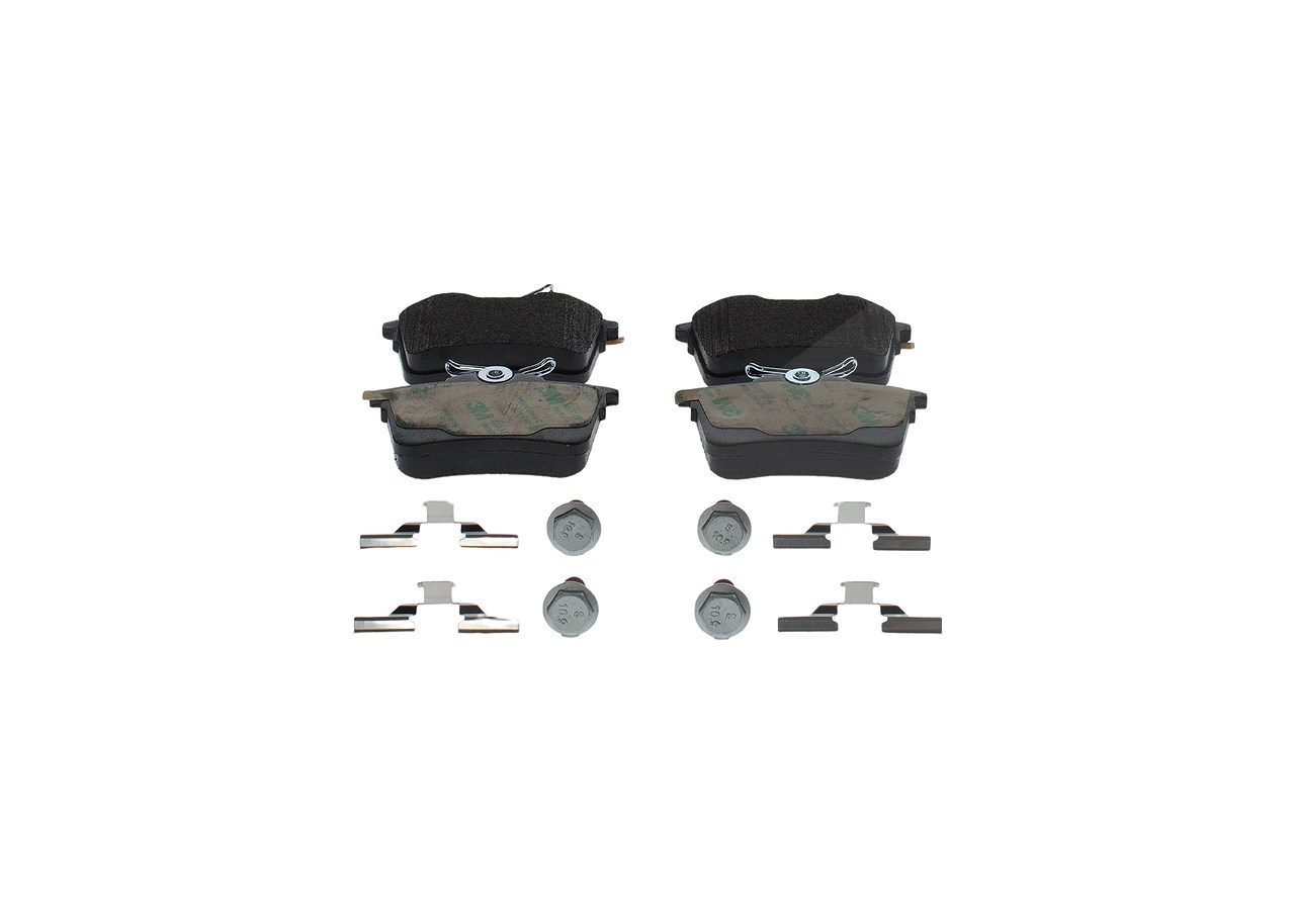 Bosch Bremsbelagsatz, Scheibenbremse [Hersteller-Nr. 0986494646] für Peugeot, Citroën