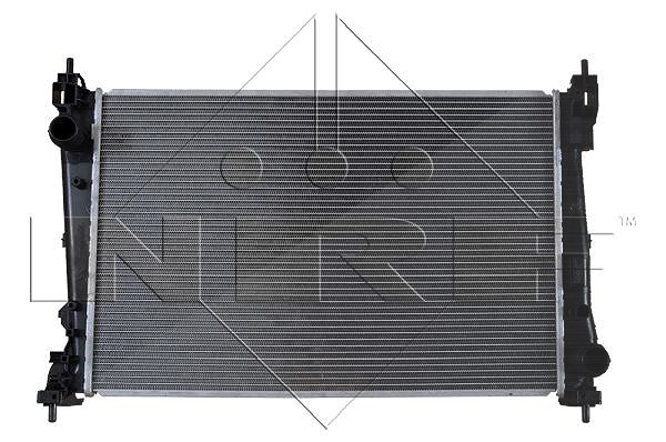 Nrf Kühler, Motorkühlung [Hersteller-Nr. 53454] für Vauxhall, Abarth, Alfa Romeo, Opel, Fiat, Lancia, Chrysler