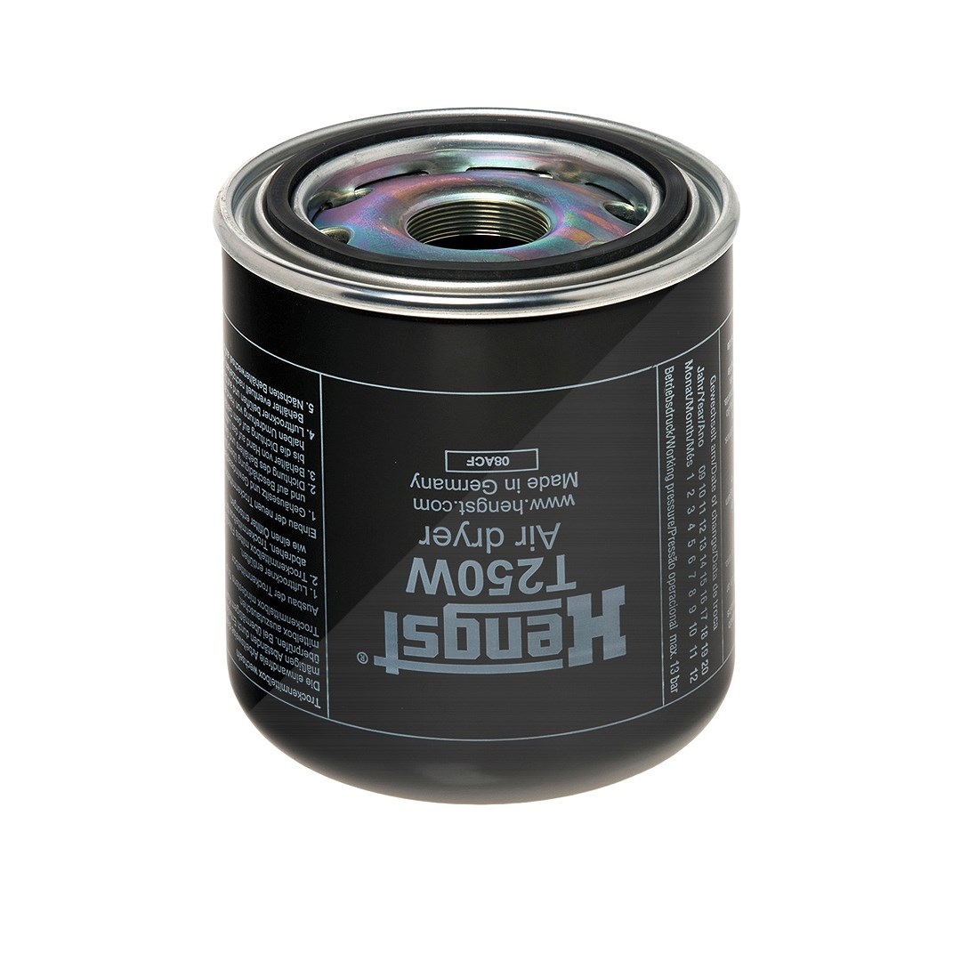 Hengst Filter Lufttrocknerpatrone, Druckluftanlage [Hersteller-Nr. T250W] für Avia, Mercedes-Benz