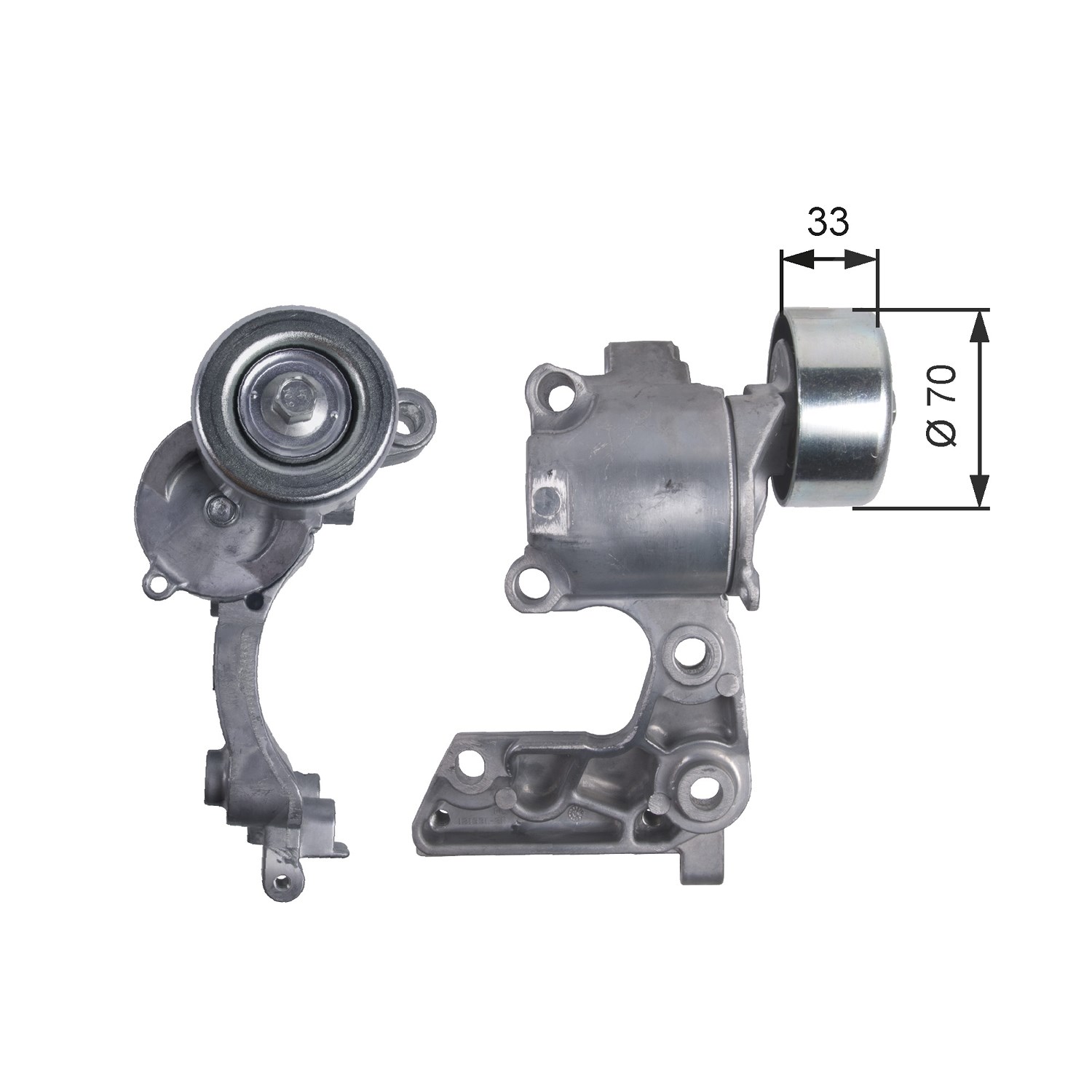 Gates Spannrolle, Keilrippenriemen [Hersteller-Nr. T38411] für Toyota