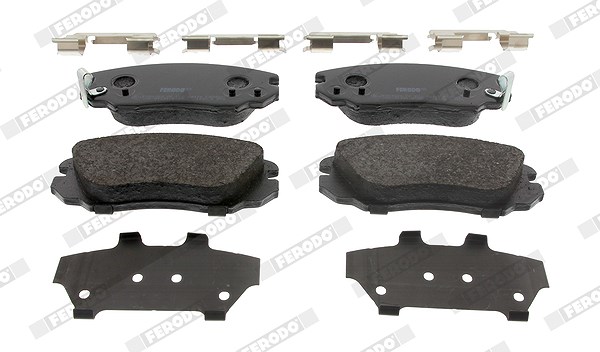 Ferodo Bremsbelagsatz, Scheibenbremse [Hersteller-Nr. FDB4207] für Vauxhall, Opel, Saab, Chevrolet