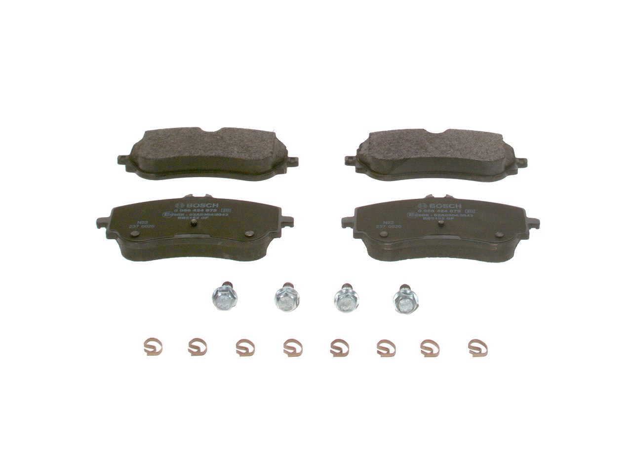 Bosch Bremsbelagsatz, Scheibenbremse [Hersteller-Nr. 0986424875] für Man, VW