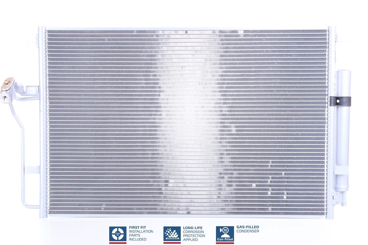 Nissens Kondensator, Klimaanlage [Hersteller-Nr. 94917] für VW, Mercedes-Benz
