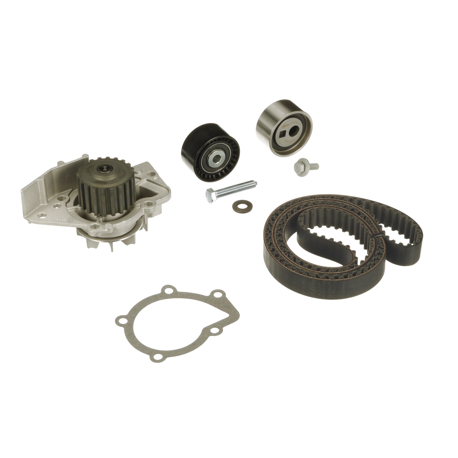 Gates Wasserpumpe + Zahnriemensatz [Hersteller-Nr. KP25523XS] für Peugeot, Citroën, Fiat