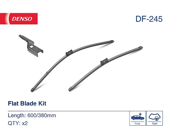 Denso Wischblatt [Hersteller-Nr. DF-245] für Audi, Skoda, Seat, VW