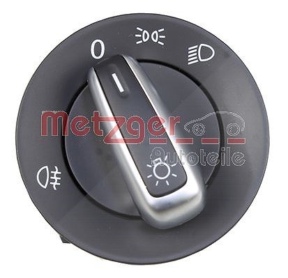 Metzger Autoteile Schalter, Hauptlicht [Hersteller-Nr. 0916732] für VW, Seat