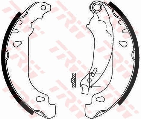 Trw Bremsbackensatz [Hersteller-Nr. GS8669] für Renault, Dacia