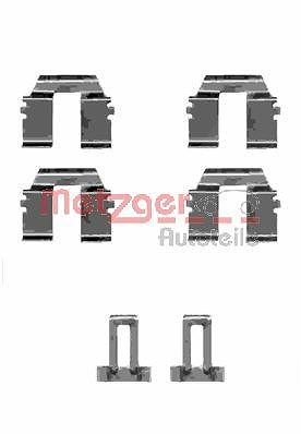 Metzger Autoteile Zubehörsatz, Scheibenbremsbelag [Hersteller-Nr. 109-1233] für Seat, VW, Ford