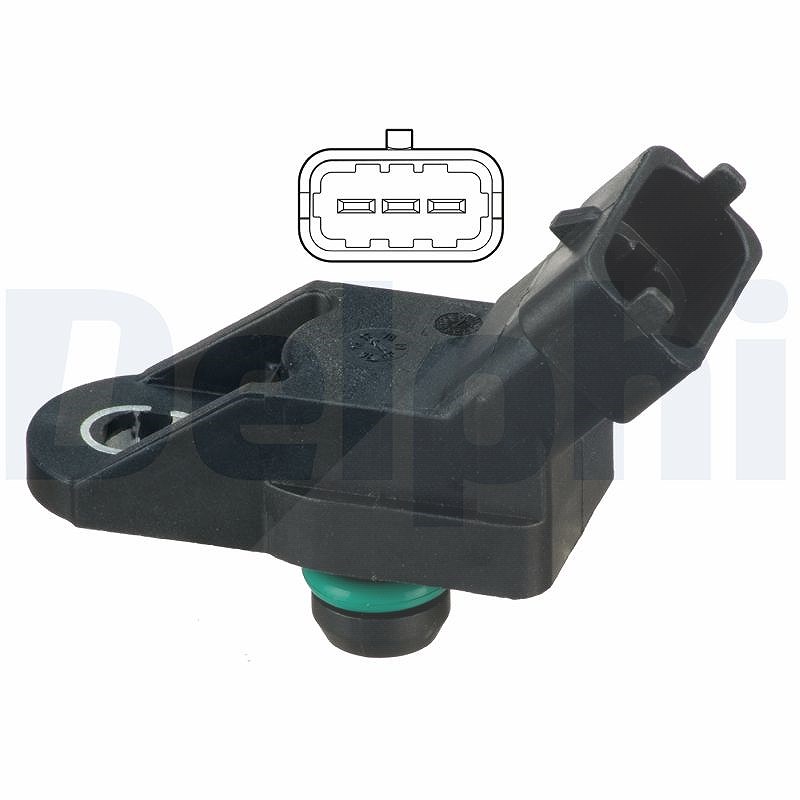Delphi Sensor, Saugrohrdruck [Hersteller-Nr. PS10179] für Opel, Vauxhall